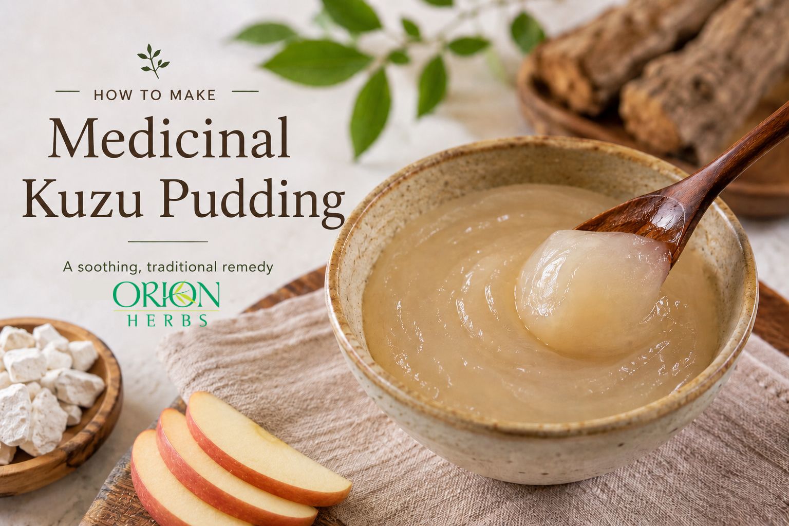 Medicinal Kuzu Pudding Recipe