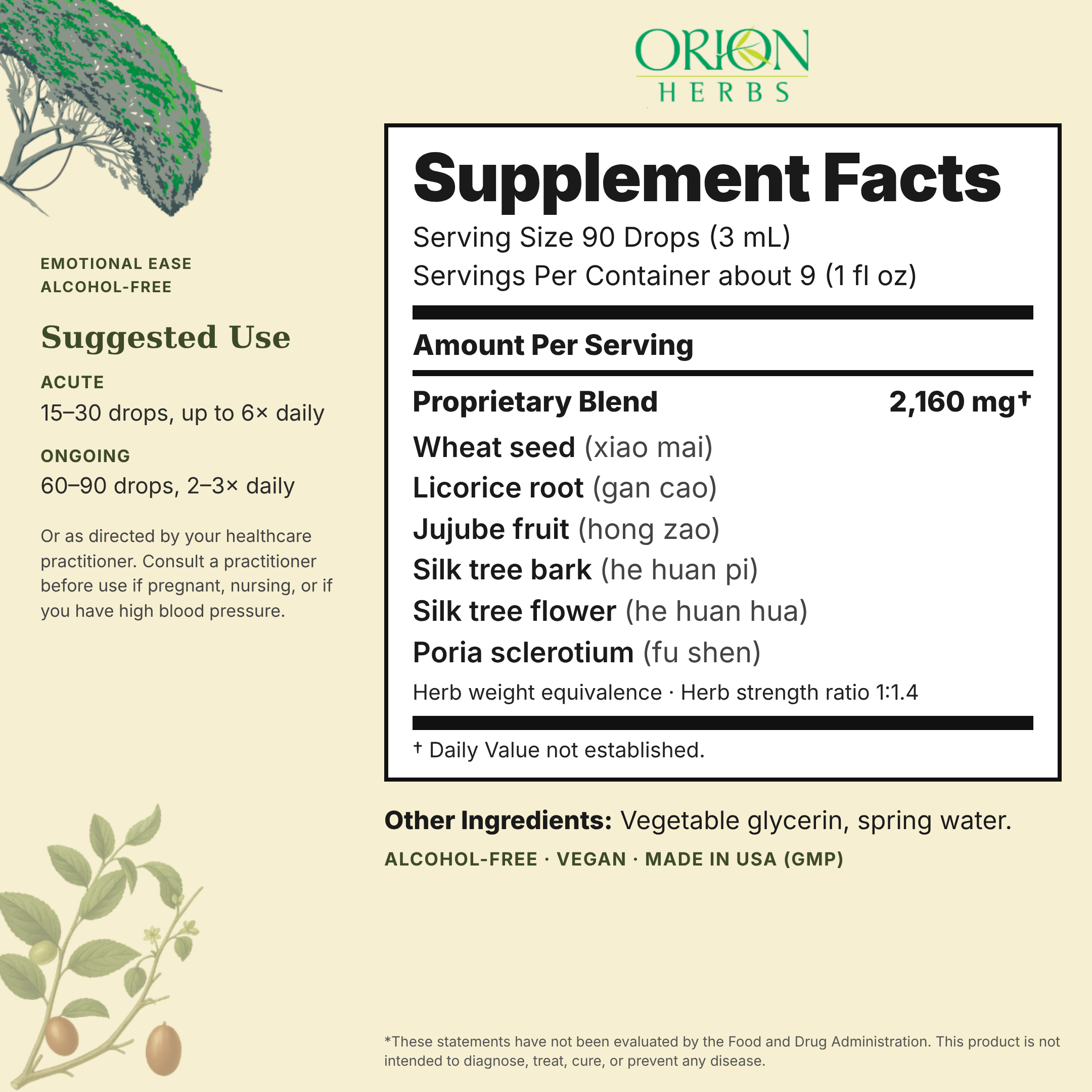 Emotional Ease Alcohol Free