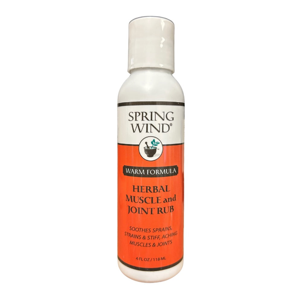 Herbal Muscle & Joint Rub: Warming 4oz