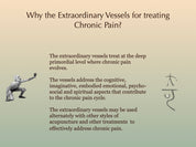 Treating Chronic Pain with Acupuncture’s Extraordinary Vessels - In Person Workshop